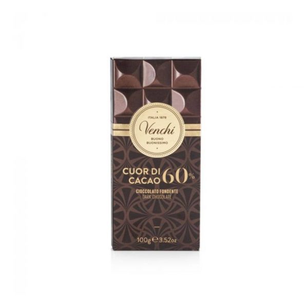 Cioccolato Venchi cuore cacao 60