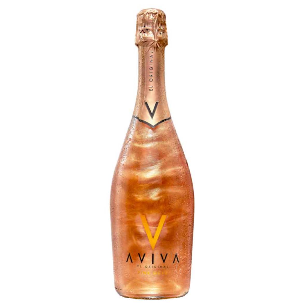 Купить шампанское в нижнем. Aviva шампанское Pink Gold. Вино Aviva Rose. Игристое вино Aviva Gold 0.75 л. Винный напиток "Авива Голд".
