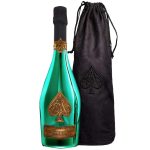 Champagne AOC Green Armand De Brignac Velvet Bag