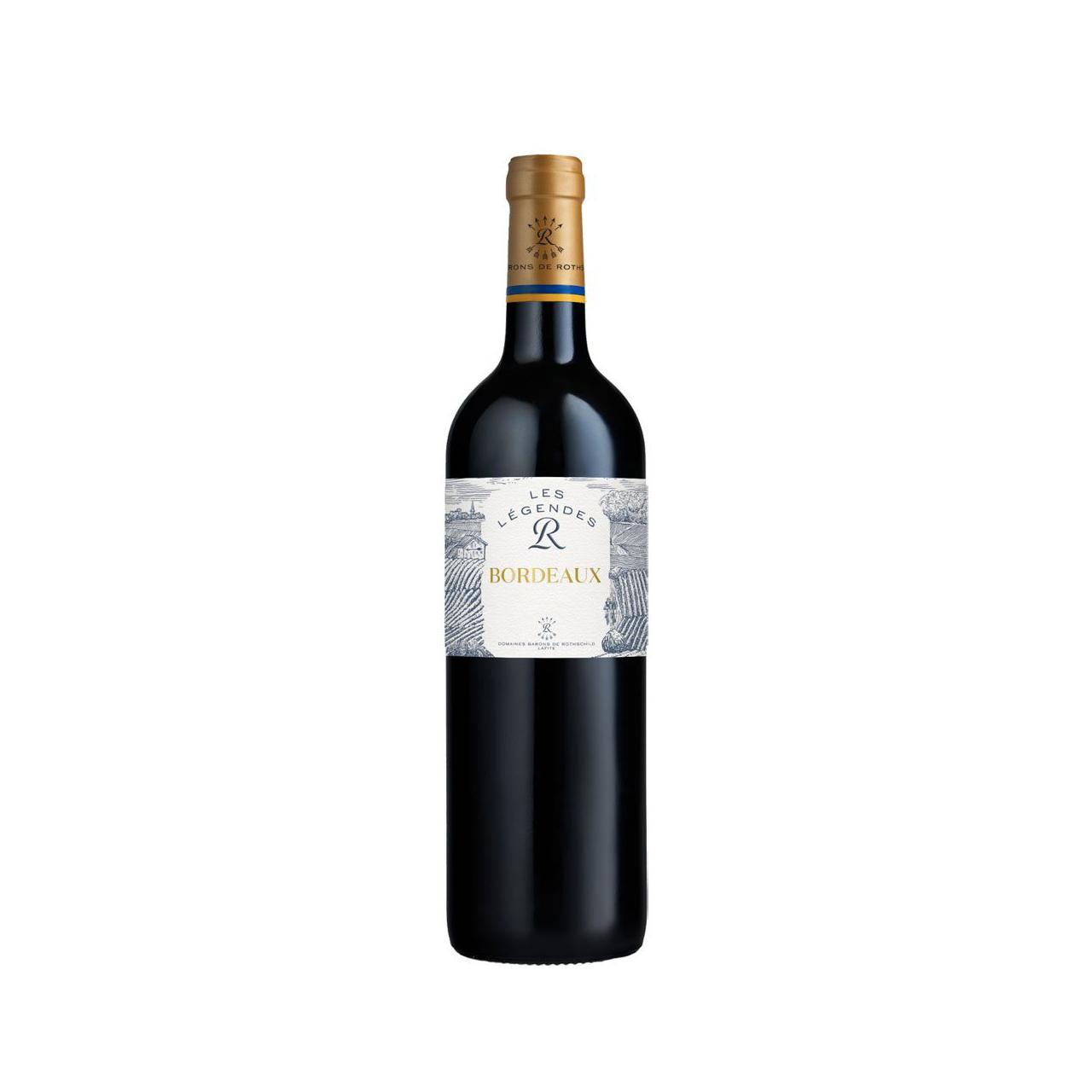 3910.jpg Les Legendes R Bordeaux 2020, vino rosso francese, vino rosso Cabernet Sauvignon, vino rosso Merlot, 13% vol, 750 ml - immagine 1