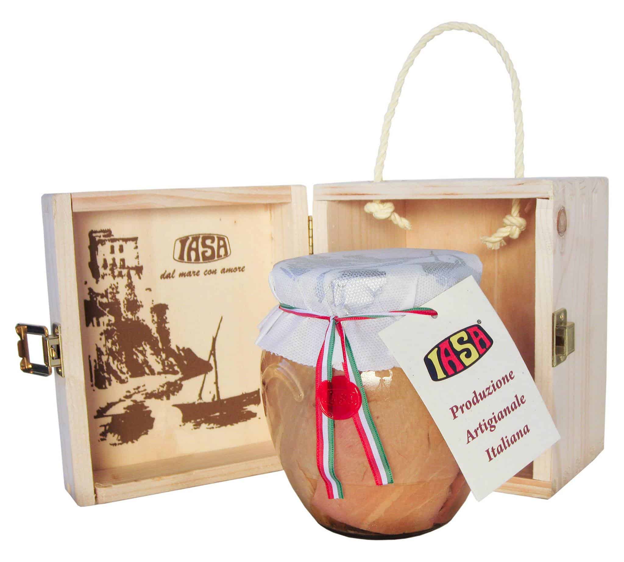 5087.jpg Filetti di Tonno all'Olio Extra Vergine D'Oliva in Bauletto Regalo 1kg Iasa - immagine 1