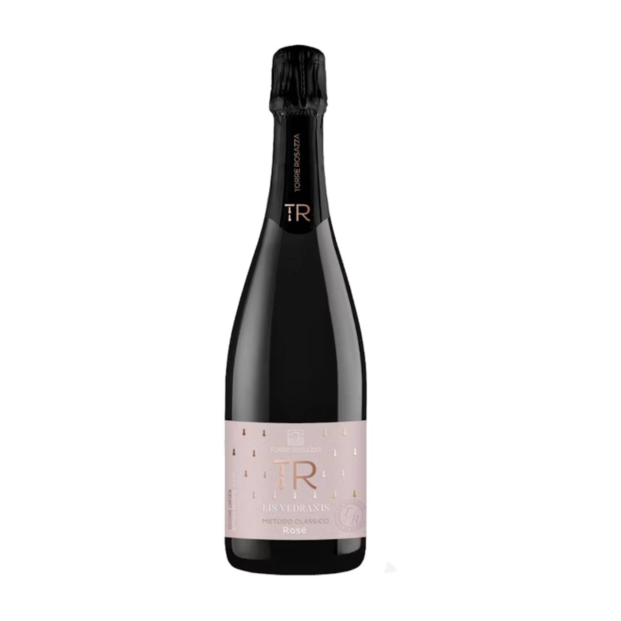5266.jpg Torre Rosazza Lis Vedranis Rosato, Spumante Metodo Classico, Spumante Brut Rosè, 12% vol, 750 ml - immagine 1