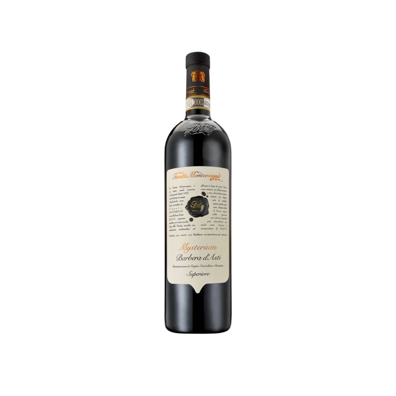 5438.jpg Tenuta Montemagno Mysterium 2020, Barbera D'Asti Superiore Docg, Vino Rosso Piemonte, Barbera Piemontese, 15% vol, 750 ml - immagine 1