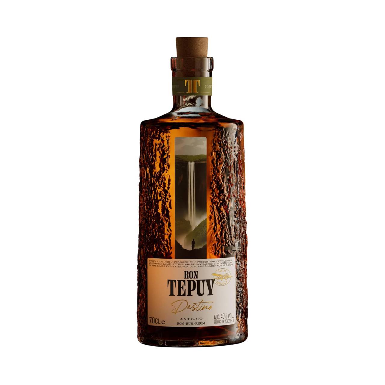 6000.jpg Tepuy Destino, 700ml, Rum Premium Venezuelano, Invecchiato fino a 8 Anni, Finish in Botti Amontillado Sherry, 40% Vol. - immagine 1