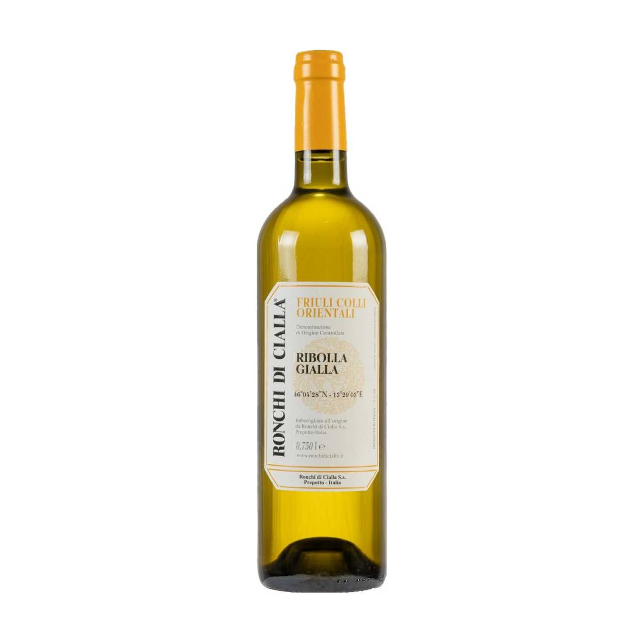 6059.jpg Ronchi Di Cialla Ribolla Gialla 2025, Vino Bianco Friuli, 12% vol, 750 ml - immagine 1